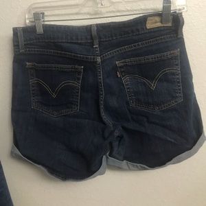 Used size 29 Denim Blue Levi Shorts